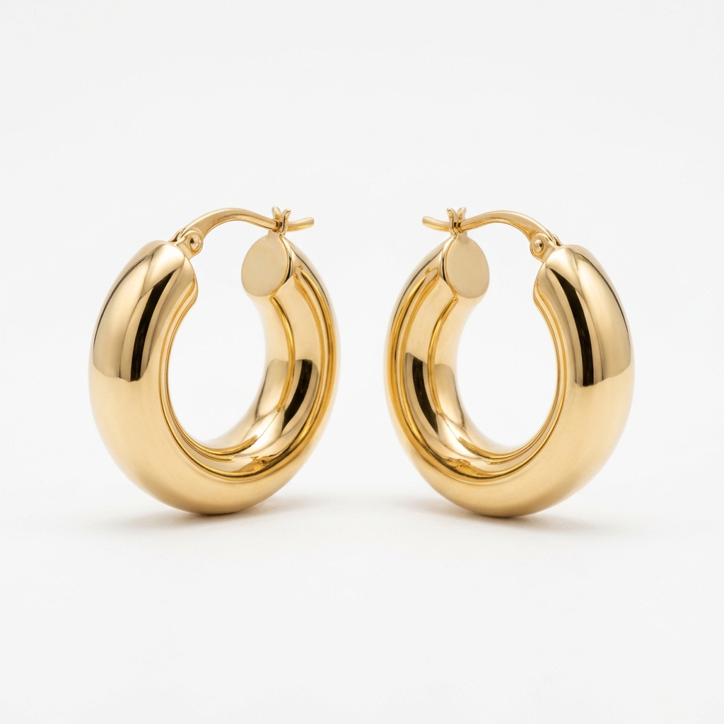 Chunky Hoop Earrings